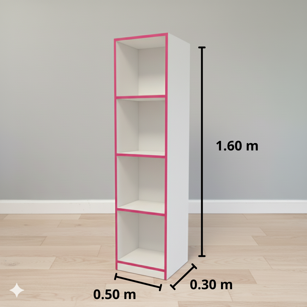 estantes 4 espacios mod 2 estantes 4 espacios mod 2