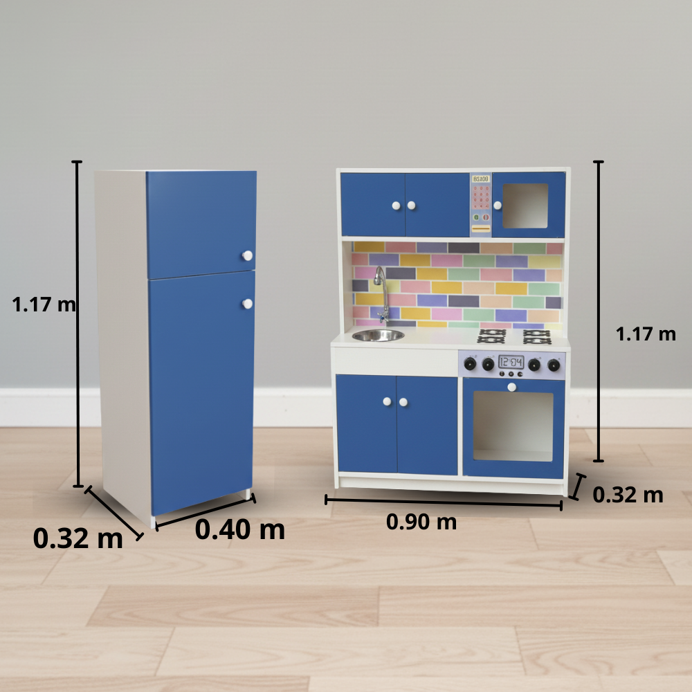 pack infantil cocina mini y refrigeradora roble americano pack infantil cocina mini y refrigeradora roble americano