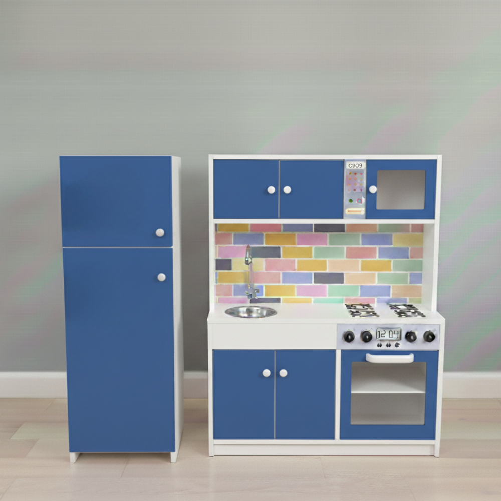 pack infantil cocina mini y refrigeradora roble americano pack infantil cocina mini y refrigeradora roble americano